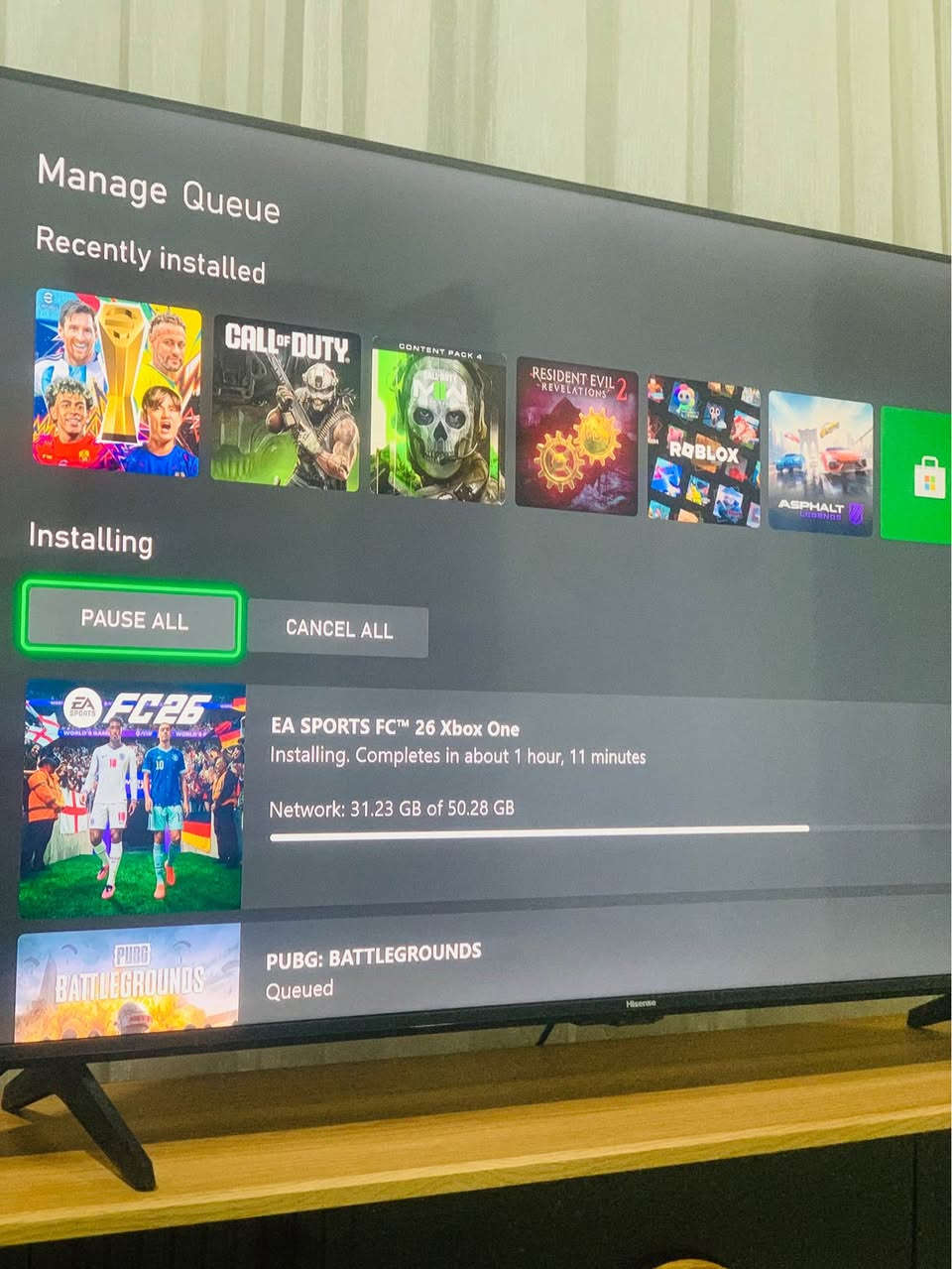 XBOX ONE FAT 
500GB
دەسکی series s ی ئەسڵی لەگەلە
100 دۆلار أربيل, العراق


**إذا كنت صاحب هذا الإعلان وتريد حذفه لأي سبب، رجاءا أرسل رسالة إلى الدعم الفني**