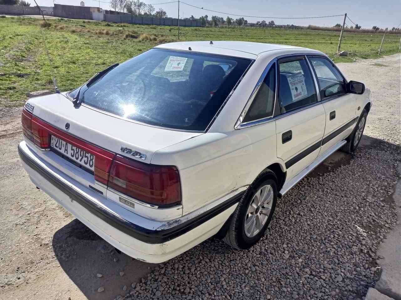 السلام عليكم ورحمة الله وبركاته
مازدا ياباني حجم 626 مكينه 8 باخ نوزل موديل 1995 رقم ديالى دولي سنوية لغاية 2028 اخوان سيارة مكينه وكير بالشرط مكينه لاتنقيص ولاتبخير كير عادي كير ع النمرة الخامسة تصير بي ونه خفيفة وتختفي بالمعدل اخوان السيارة بلادية بدون ضربة بدون حادث بدون صبغ وبدون معجون فقط صبغ مكانات واضح بالسونار  عضمتها وتكمها تخبل اصفاحها موس الكهربائيات كلها شغالة لايت عالي ناصي اشاير دبل اشارة ستاب لايت سكنات كلشي شغال ماسحات امامي وخلفي شغالات كيجات كلها شغالة فقط كيج البانزين يحتاج طوافة تدفئة شغالة فول اصل تبريد ولكن غير شغال مسجل بلاتوث اربع سماعات جدد صوت فول  صدر امامي خلفي فوك النص عمر تخم تاير نضيف تخم ويل كب نضيف السيارة بيها خياسات قليلة  سيارة جاهزة ومال جناي وشرط التحويل والوكالة  اخوان كلشي ذاكرلك بالمنشور اقرة المنشور وخابر السعر 36 وبيها مجال بسيط مكان السيارة ديالى دلي عباس قرب جسر الدواليب ***********///***********
