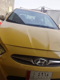 للبيع اكسنت خليجيه ٢٠١٢السياره جاهزه تبريد تتفه تخم تاير مكينه جديده  ...