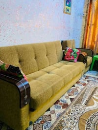 كنب 10مقاعد • ينقلب سرير • واسط مزرعه الصويره