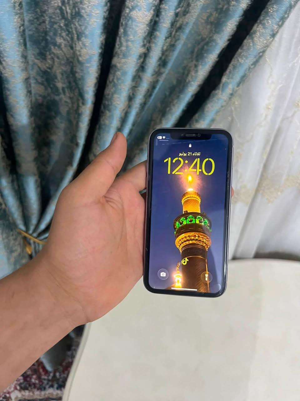 ايفون 11 عادي 
شرق اوسط 

امبدل بطاريه اصليه جديده تقره 100

وضهر مكسور 

ذاكره 128

مكاني نجف حي السلام 

الرقم للتواصل ***********

السعر 175🔥🔥
