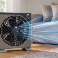 مروحة صندوقية • ٣ سرعات • هواء بارد