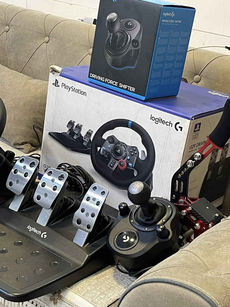 سلام عليكم لوجتك g29 كامل مع الكير والهاند بريك شغالات بدون اي كسر او عطل نضافة 95‎%‎ كل كراتينهم موجودات مكان بغداد  السعر 300 الف دينار شلون متحسبهم ارخص من السوك بهواية لان قطع كامة


**إذا كنت صاحب هذا الإعلان وتريد حذفه لأي سبب، رجاءا أرسل رسالة إلى الدعم الفني**