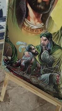 بين وفاء العباس وعظمة الحسين..  قصة ترويها ملامح هذه الصورة. 🚩 متوفرة ...