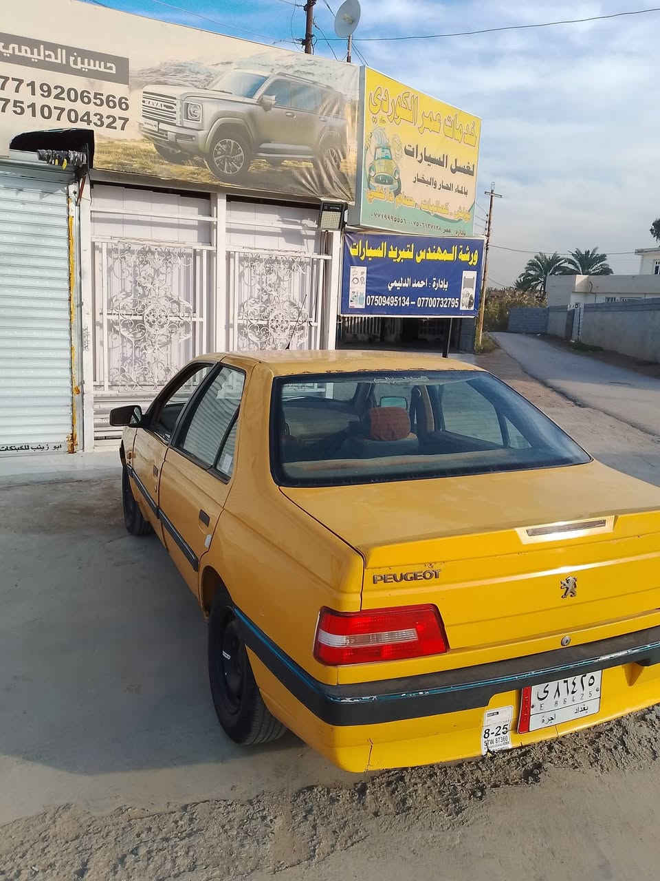 السلام عليكم بيجو للبيع موديل 2013 كير محرك مكفول السعر 35و بيهه مجال العنوان بغداد المدائن موبايل ***********
