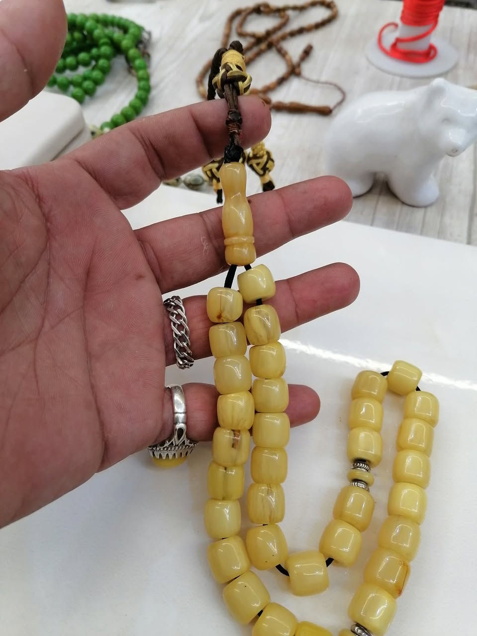 من رخصة مدير الصفحه المحترم سندلوس الماني انتيك عرق شايب ٣٣خرزه بوزن صافي ٥٨ غرام للمهتمين


**إذا كنت صاحب هذا الإعلان وتريد حذفه لأي سبب، رجاءا أرسل رسالة إلى الدعم الفني**