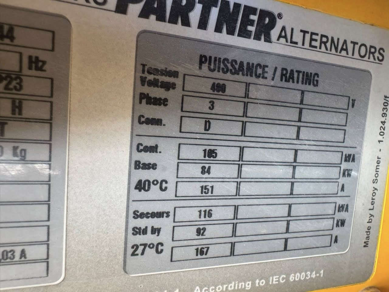 مولدة بيركز 105kvA
السعر 70 ورقه


**إذا كنت صاحب هذا الإعلان وتريد حذفه لأي سبب، رجاءا أرسل رسالة إلى الدعم الفني**