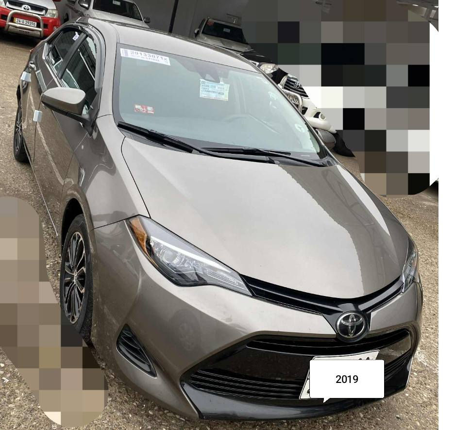 كرولا أمريكي 2019 LE ما شيه 86 ميل بس هاي ماشر بيه  صبغ خير هاي كولشي ما بيه لا تعديل لا بقصاد  امامي خلفلي كبس ويل كل شغال رقم قديم سنويه جديد ايرباك حجر رادار بشرط  ***********===***********سعر 146
