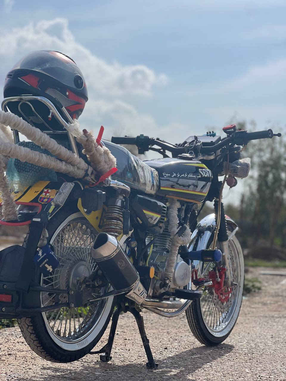 يا الله 
السلام عليكم 
البيع تايكر 25كفاله عامه  دراجه 
حلوه ومرتبه مثل لبصوره مابيه أي نقص عله نفس لحطه كله شغال دشبول كلشي شغاله نشرات كامله مابيه أي نقص 740وبيه مجال بسيط حيل رجان مو شراي لاتخابر ***********
