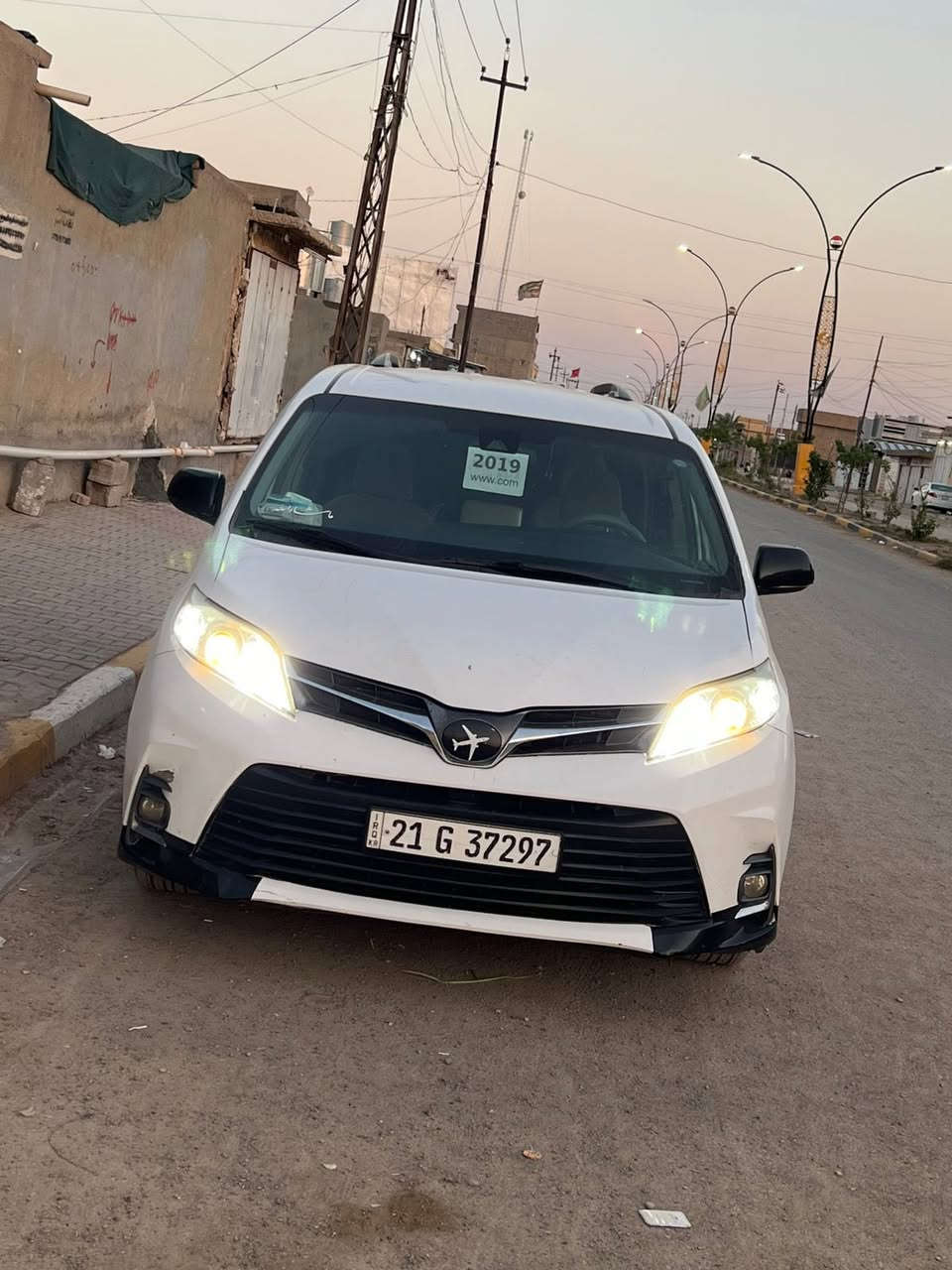 سلام عليكم 
تيوتا سينا 19
معروضه 245 وبيها مجال بسيط 
للبيع او مراوس ب صالون  او كيا كرنفال حسب الرغبه 
صور الضرر موجوده بل صور 
بدون دواخل بدون ايرباك 
رقم سليمانيه سنويه لل27
مواصفات Le
بيبان كهرباء 
رادرات 
كروز سرعه 
نضام خروج عن المسار 
سياره حلوهه ومرتبه 
تخم تايرات جديده جواها 
صدرها مو تعبان 
دبلات 4 جديده جواها 
عندك دعاميات شويه تعبانه 
خابر ومايكون خاطرك اله طيب 
***********
***********
