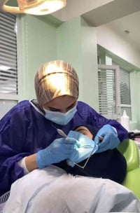 حشوة • تنظيف أسنان • عيادات جامعة الاسراء