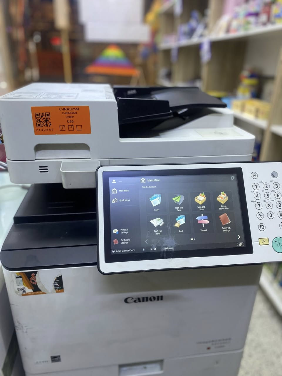 Canon / c255 طابعة

💥مزوده بنظام الواي فاي 💥
الطباعة مباشرة من  التلفون 📲 والحاسبة 
 مواصفات الجهاز 
💢جهاز استنساخ مناسب للمكاتب والشركات 💢
◾️ طباعه استنساخ سكنر 
▪️ طباعه ملون وعادي 🎨 
▪️ ٢٥ نسخه بالدقيقه 
◾️واي فاي - الهاتف - لابتوب 💻
▪️ ربط حاسبه usb🔌
▪️حبر باودر ميجف 
◾️ فيدر دبل سكان يعني النسخه يقراها وجهين 
▪️ شاشه اي باد حديثه
▪️ جهاز منضدي وخفيف الوزن

السعر 350 

الطابعة استخدام قليل 
مكاني بغداد / حي اور 
***********
