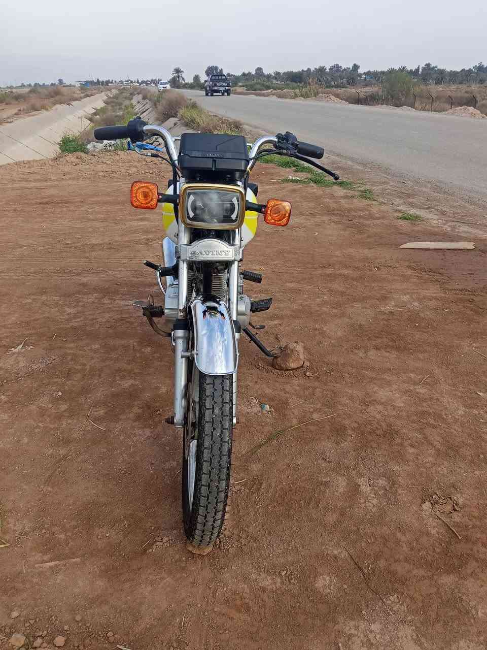 يا الله
سلام عليكم دراجة ايراني للبيع موديل 2021
مكينة خرسة لا نضوح ولا تبخير
كهرباياتهة كلهة شغالة عدة سلف يرادلة راجز مكاني بغداد نهاية سبع قصور بلوسمة سعر 375وبيهة مجال
دراجة مابيها اورق اتعهد سرقة 
***********اتصال واتساب ورصيد
