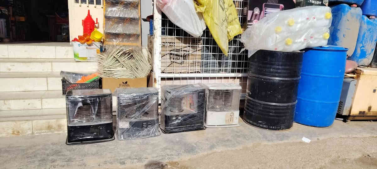 محلات العزاوي للمواد الكهربائية الإنشائية يوجد صوبات نفطية بالة ياباني ضمان اسبوع واسعار مناسبة قسط ونقد البيع ويوجد إيجار جاون للتعلولة والمدكوكة ويوجد انواع فتيلة الصوبات النفطية ويوجد صوبات كهربائية موديلات متعددة
