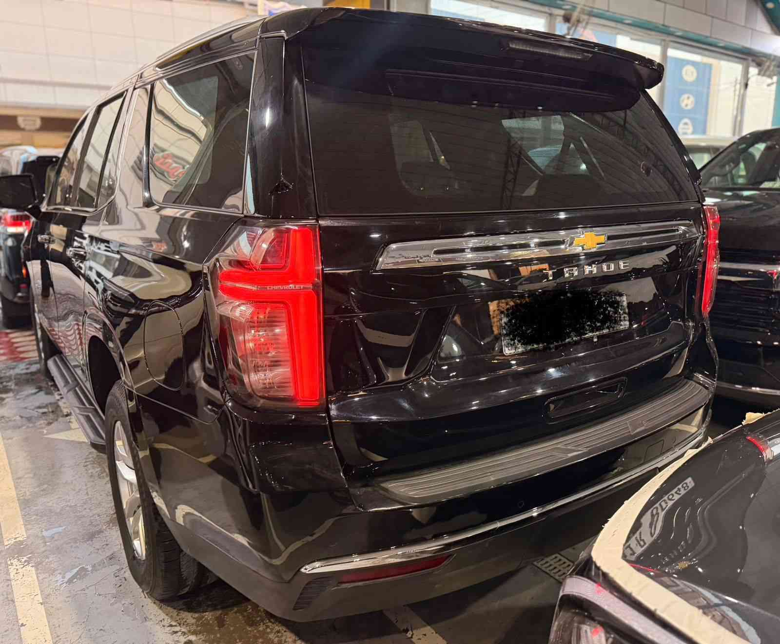 🇺🇲 TAHOE LS 🇺🇲
تاهو LS

الموديل :2023 ( خليجي وكالة )
اللون : اسود
الكيلومتر : 72000Km السيارة كفالة عامة
حجم المحرك : 5.3 L
عدد الاسطوانات : 8 سلندر
المواصفات :
* نظام بصمه تشغيل + 5 أبواب
* المستشعرات امامي + خلفي + كامره
* نظام تشغيل واطفاء السياره ذاتي A
* نظام تحديد مسار
* الإضاءة LED + زينون

السياره رقم بغداد

***********
