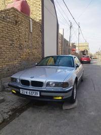 بي ام خفاش  موديل 96 حجم 744  8v.4400 السياره كفاله عامه فقط صبغ جمالي...