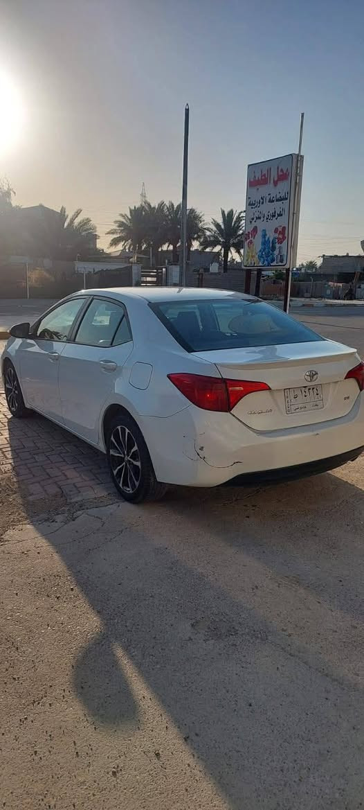 السلام عليكم
كورلا 2018 Se للبيع 
وارد امريكي
بدون دواخل ، بدون ايرباك 
محرك كير كفالة اي تبديل ما بي
رقمها بغداد 
مكانها ديالى 
للإستفسار التواصل ع الخاص او الرقم ***********

