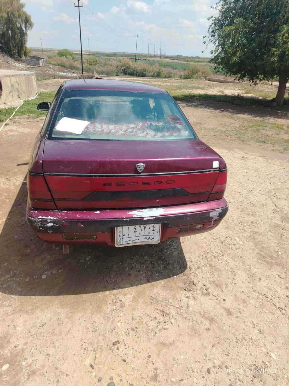 السلام وعليكم  عندي هاي الدايو اسبيرو موديل  1993 محرك مفتوح نضيف بلادي  رقمها كركوك خصوصي ألماني
مكاني صلاح الدين الشركاط صاحبها الشرعي سكن كركوك شرط التحويل سنوية نافدة من 2021 عضم عاج السعر 17 ورقة قفل  الاتصال ع الرقم ***********
