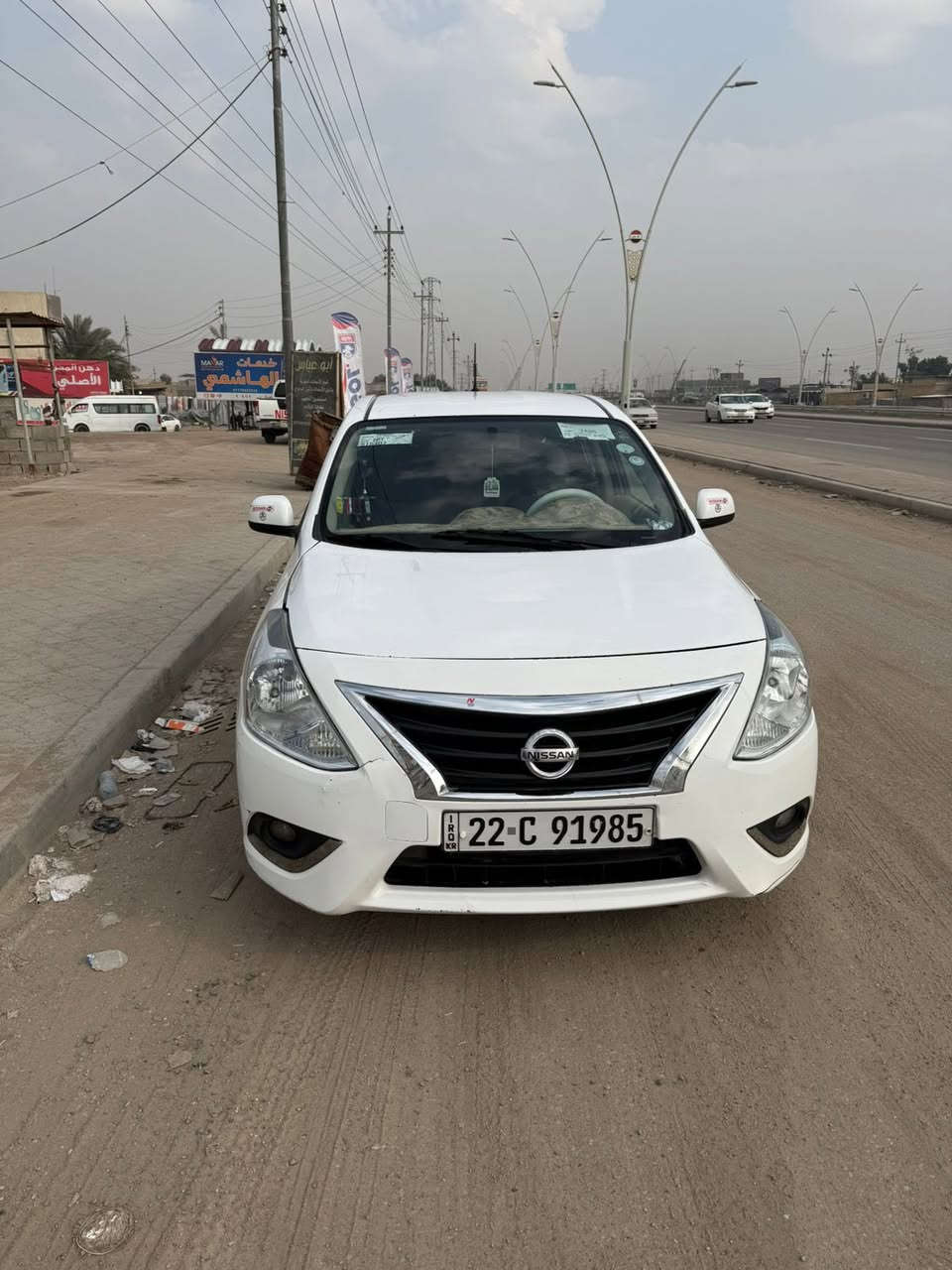 سلام عليكم نيسان سني مديل 24 ماشيه 75 بيهه قطعتين بارد  والباقي كفاله رقم اربيل باسم شركه السعر 125 وبي مجال العنوان بصره جزيره للاتصال ***********
