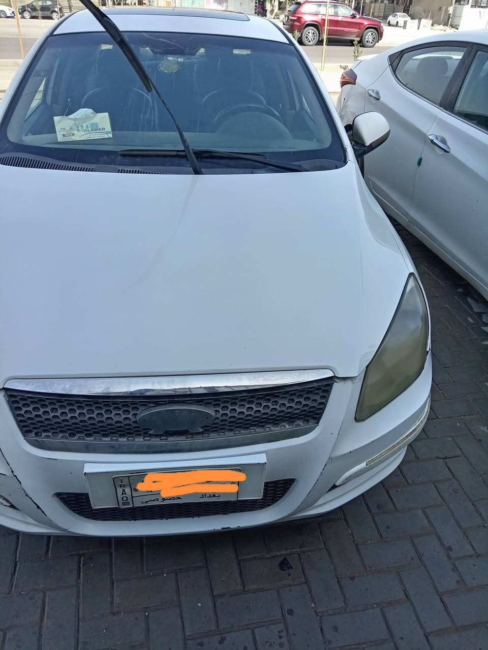 شيري A3 ٢٠١٣ رقم بغداد مشروع وطني بأسمي
كير ومكينة مكفولات
تبريد وتدفئة
حساسات خلفية 
سيارة بلادية غرفتها والكشنات كلش نظيفة كهربائيات ممتازة
بيها جاملغ وشبر بالباب صبغ والحدادية ٧٠٪
انطيك تراي للشمال سيارة مال جناي
عنواني بغداد حي الجهاد
السعر ٤٥ ورقة
***********
