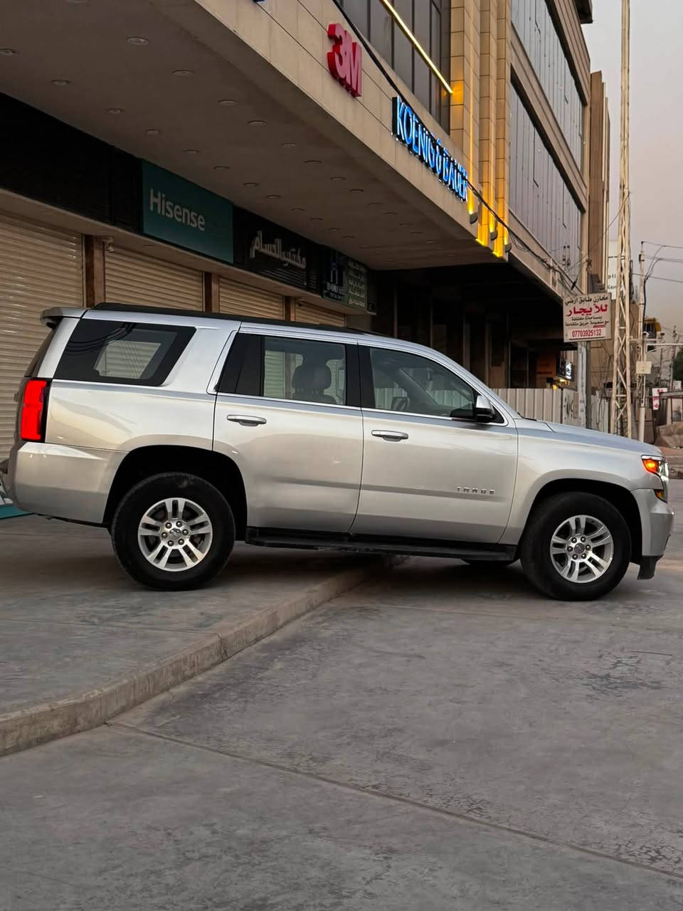 تاهو ٢٠١٩ فوول مواصفات عدا البصمه بسعر مناسب
فتحه سلايد
جلد خزن ميموري 
كشنات كهرباء 
تشغيل عن بعد سويج 
شاشه جبيره وقاصه 
كشن هيتر 
حساسات وكامره دواره 
حادثه طخات وواصحه بالصور بدون شاصي بدون بجم بيه صبغ حزام بدون ايرباك فقط برده 
بدون نواقص كير مكينه صدر تبريد كله كفاله 
السعر  ٢٥٨٠٠ يعني ٢٥٨ ورقه وبيه مجال بسيط 
مكان السياره كراده ٦٢ 
***********
***********
