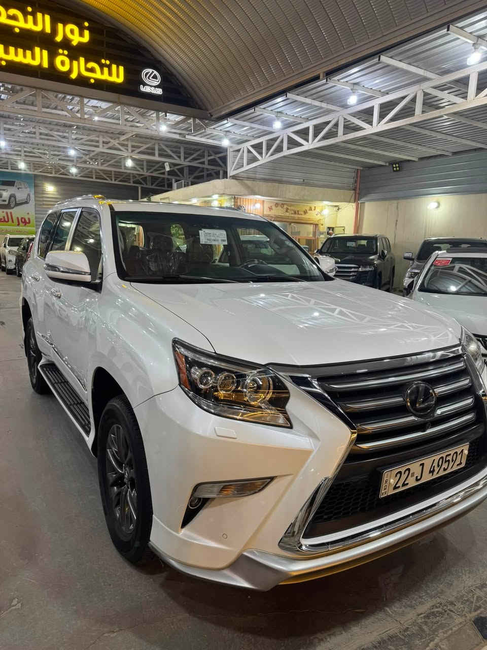 سلام عليكم
لكزز GX460 
موديل 2018 بريم بريم اصل باب اول 
 سيارة على ايد وحدة فقط
مكفولة من صبغ تبديل و بارد و شخوط ورصعات كفالة حتة دعاميات 
رقم اربيل بسمي هزة فحص جديد 
 *********** واتس اب 
***********
مواصفات 
جكات 
شاشات 3 بلاديات
رادار امامي + جانبي
كشنات حار + بارد + ثنين كراسي كهرباء
كشن سايق خزن مموري
اربع كامرات 360 
ستيرن كهرباء خزن + ستيرن تدفىء
اتو بارك تصفط وحدهي
13 سماعة + دمام 
كشنات خلفية كهرباء 
تشغيل عن بعد 
فتحة بل سقف
ريموند شاشات 
بصمات اثنين مع كودات 
اعلى مواصفات بل لكزز فول للاخير 1/1
