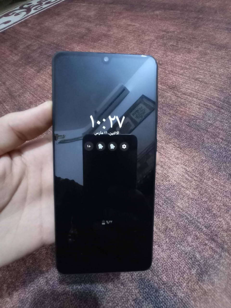 جهاز Galaxy A31 ذاكره (١٢٨)
جهاز على وضع الشركه مكفول من تصليح نضيف كلش جدا
السعر /130  وبيه مجال قليل 
مكاني / ميسان


**إذا كنت صاحب هذا الإعلان وتريد حذفه لأي سبب، رجاءا أرسل رسالة إلى الدعم الفني**