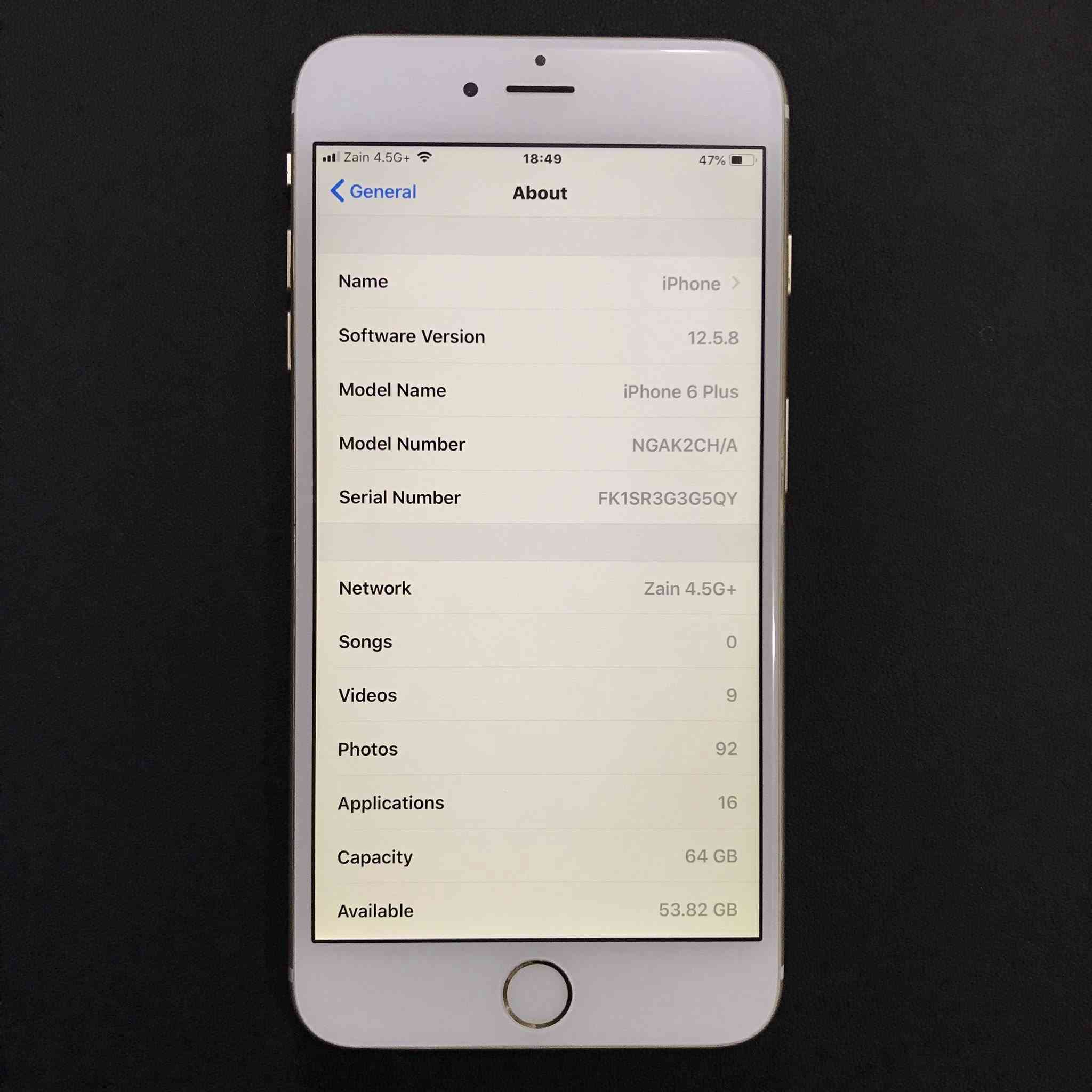 آيفون 6 بلاس   ذاكرة 64 بطارية 	100 شغال بدون اي مشاكل ب70 ألف مع التوصيل.


**إذا كنت صاحب هذا الإعلان وتريد حذفه لأي سبب، رجاءا أرسل رسالة إلى الدعم الفني**