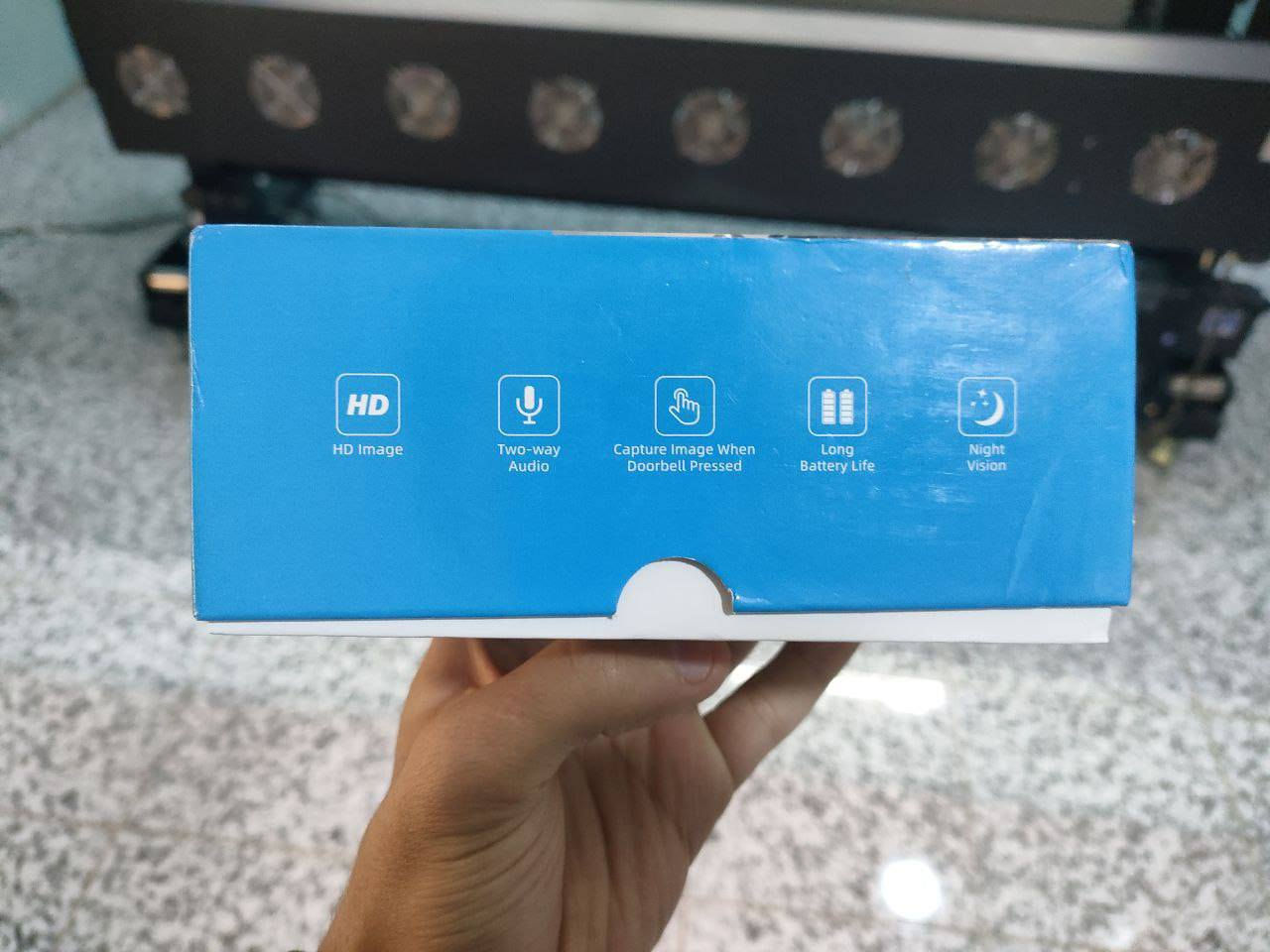 🔔 جرس باب ذكي مع كاميرا
حوّل باب بيتك إلى باب ذكي 👁️📱
راقب الزوار وتكلم وياهم مباشرة من الموبايل، وين ما تكون 🌍

✨ المميزات:
✅ كاميرا واضحة للمراقبة
✅ تنبيه فوري عند الضغط على الجرس
✅ تواصل صوتي مباشر
✅ أمان أعلى للبيت والعائلة 🏠🔐
✅ تصميم أنيق وسهل التركيب

💰 السعر: 95,000 دينار فقط
التوصيل مجاني لجميع المحافظات

للطلب والاستفسار راسلنا الآن 📩
***********
