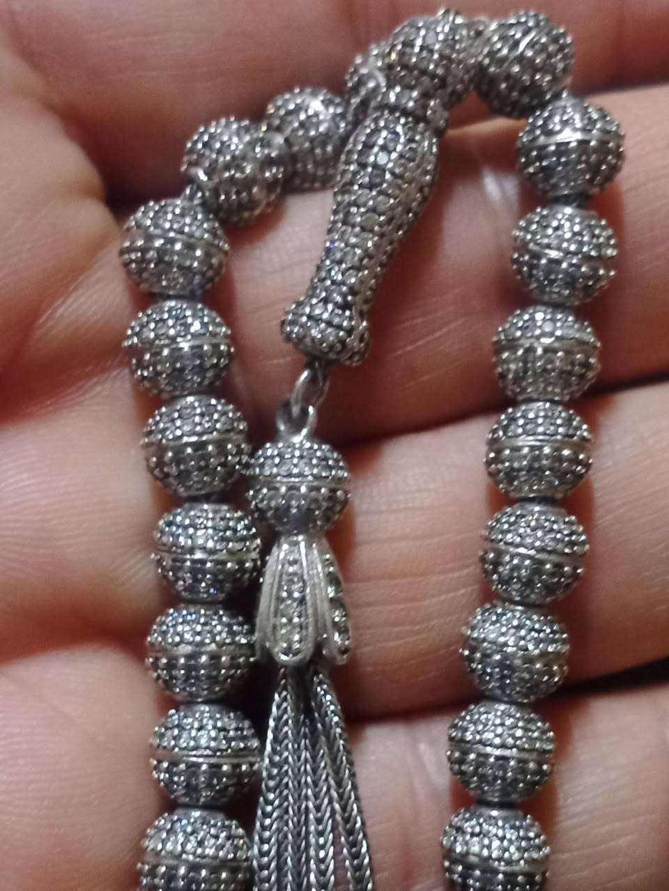 مسبحة فضة مطعمة بالزركون - مختومة 925 - الوزن 51.8 غرام - غير مستعملة - السعر مع التوصيل 210 الاف - (سعر الغرام 4 الاف)


**إذا كنت صاحب هذا الإعلان وتريد حذفه لأي سبب، رجاءا أرسل رسالة إلى الدعم الفني**