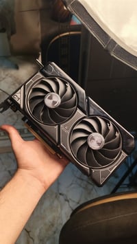كارت RTX 4060 Ti للبيع ماركت ASUS  8gb vram Dual fan الكارت كلش نضيف ه...