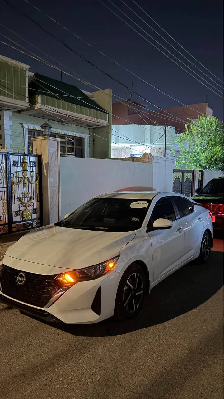 نيسان سنترا موديل 2024 SV سياره بيدون دعم و صبغ فقط باب الورا بجم كبس ماشيه 50 mil ره قم تلفون واتساب (***********)📞 سعر سياره 148 و بيهـا مجال زاخو, دهوك
