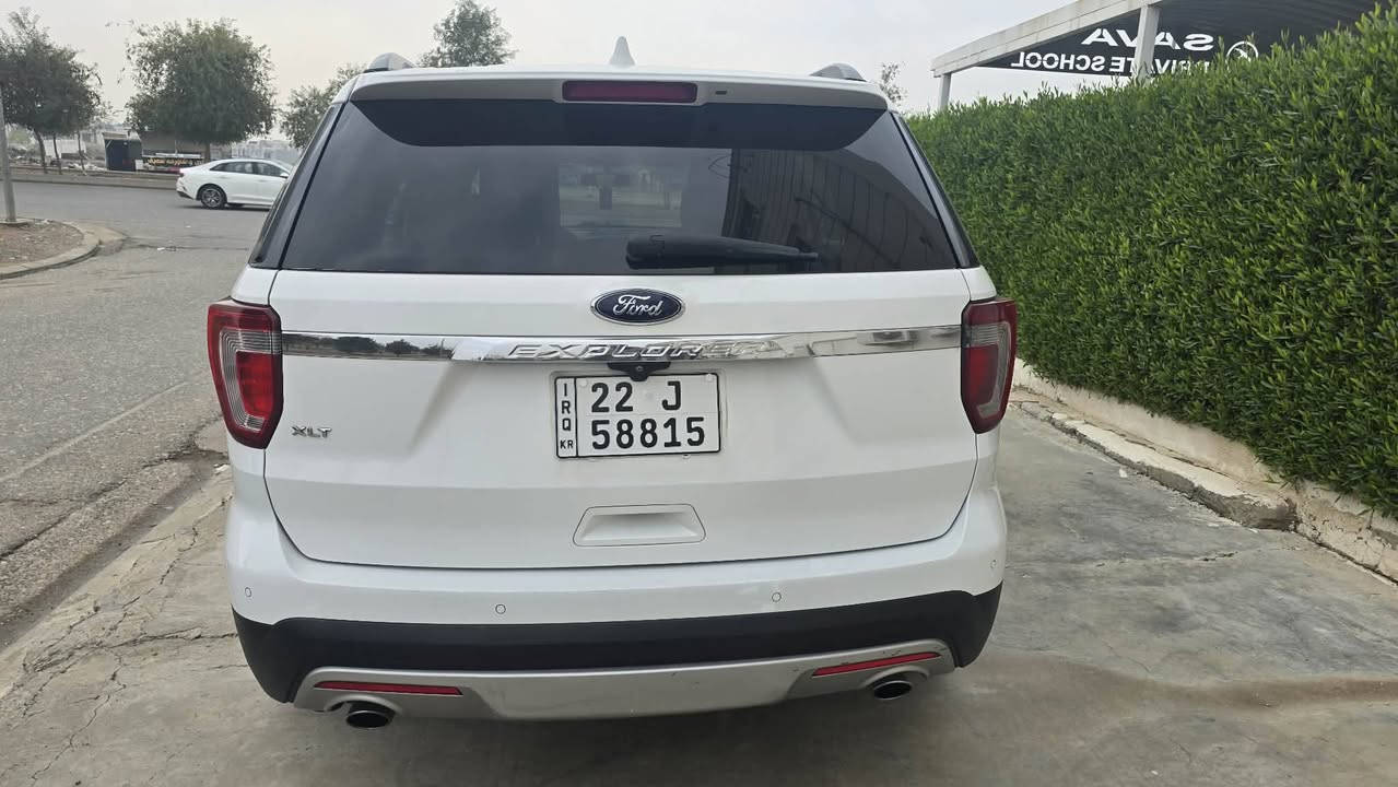 فورت اكسبلور لبيح مواصفات XLT نضيف بدون مصرف بدون حادث بس سرقه بأمريكا ثلاثه قطحه سبوغ واجهه بس بونيت جاملغين واجهه مكينه ست سلندر محريك كير بشرت سبحه راكب سنويه جديد تحويل بشرت سحرسيار ١٦٥ ورقه مكان سياره أربيل رقم تلفون *********** وتساب نفس رقم بدون دواخل
