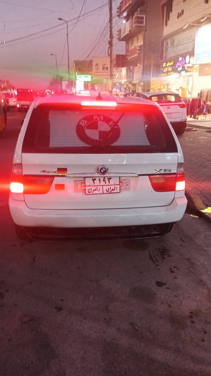 ***********
سلام عليكم بي ام x5 موديل 2002 جاهزه من كولشي محرك vvt  تبريد ثلج فتحه سقف شلعه فول متصرف عليهه ولاربع ترايك للبصره  سعرهه 58 بيهه مجال

