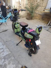 دراجة جديدة مستعملة ٢شهرين مكفولة سعرها ٥٠٠بيها مجال تصال07740726922