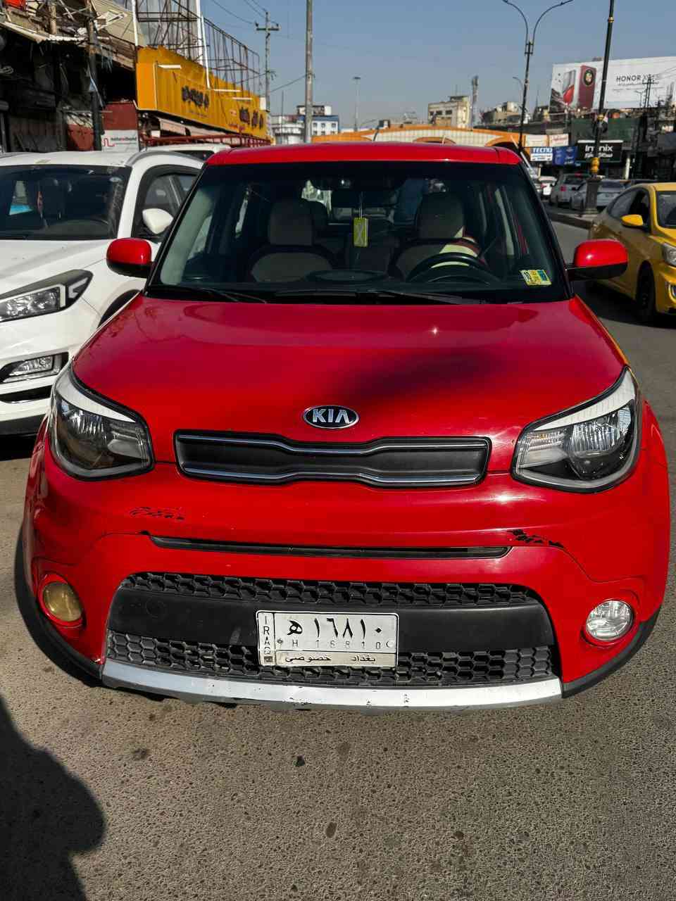 السلام عليكم سيارة صول موديل 2019ماشية 77 حادثها 3قطع وبيها بارد مواصفاتها شاشة كبيرة كامرة سستم صوت بصمة تحكم ستيرن وباقي مواصفات السعر 123وبيها مجال مكاني بغداد رقم الهاتف ***********
