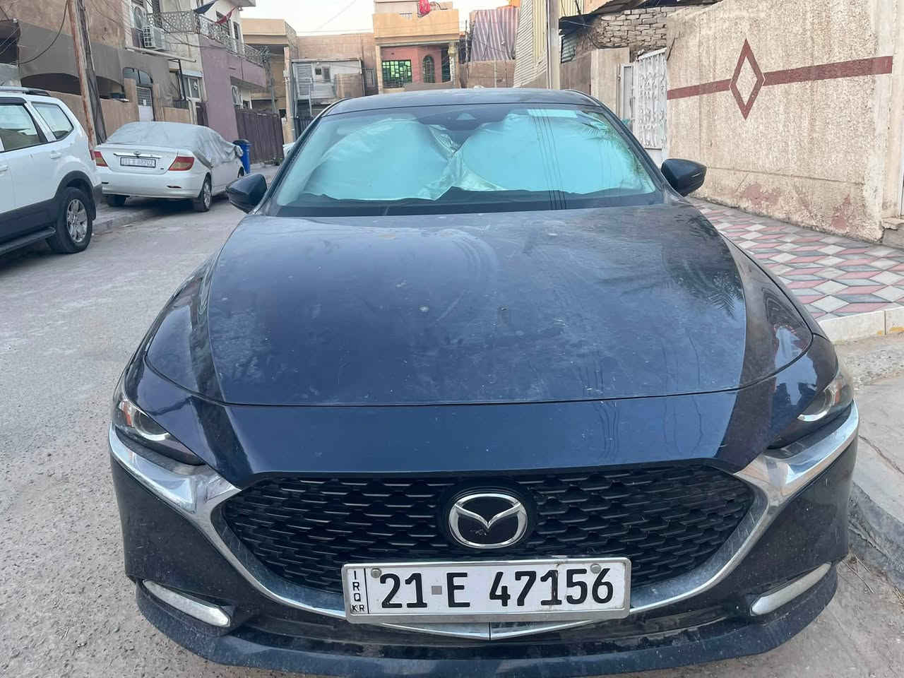 مازدا ٣ أمريكي فقط صبغ بنيد حافته مضرره  مصبوغ كامل بدون ايرباك فول الفول باسمي رقم سليمانية مكاني بغداد السعر ١٥٢وبيهً مجال موديل ٢٣ للتواصل على الرقم ***********
