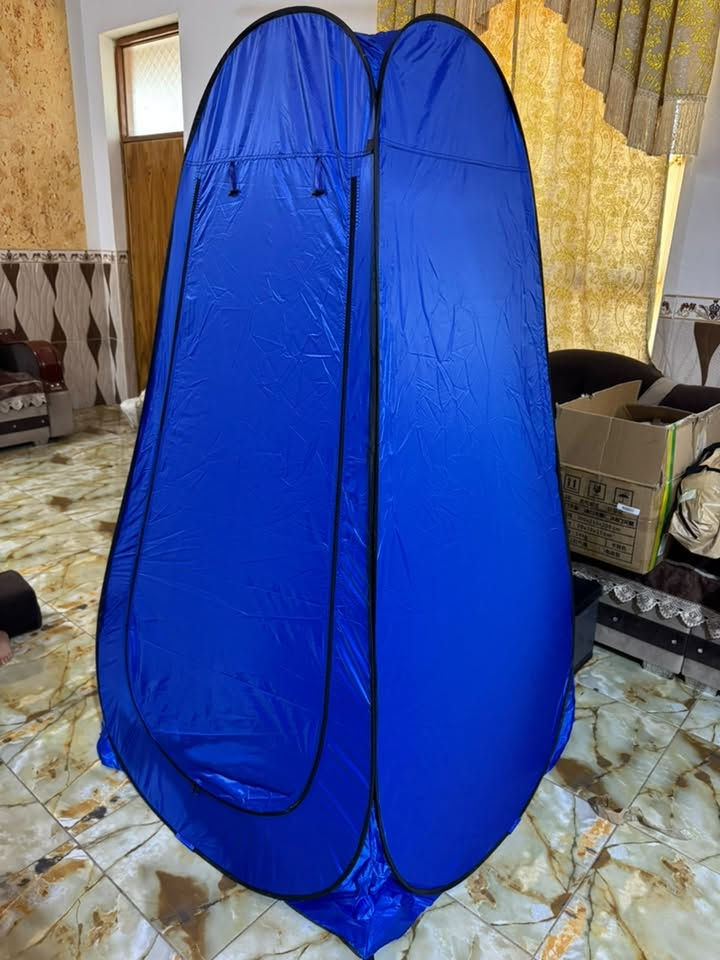 السلام عليكم
توفر خيم ماركه 
اربع فصول 
خيم عدد 2 مع خيمه 🚾 
قياس لخيمه 200*210 
رتفاع 160
فيساي خيمه 🚾 120*120
رتفاع 200
قماش اكس فورد مطري 
مع ناموسيه ناعمه جداً
مثل ماموضح بل فديو 
سيت كامل خيمه عدد2 مع خيمه 🚾 
سعر 150 شامل التوصيل 
وتساب ***********
