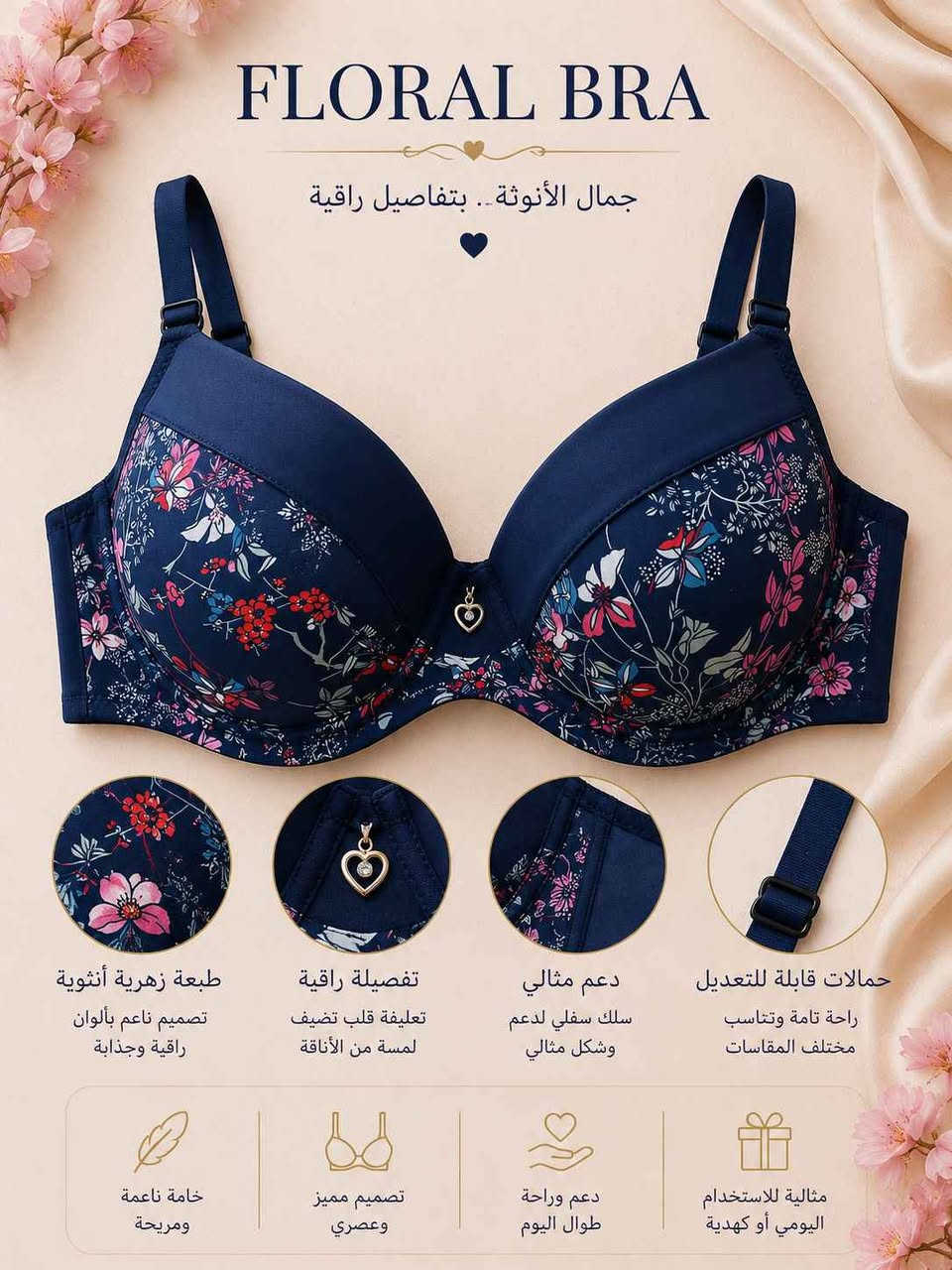 #حمالة صدر موديل روعه 😊😍
عظم سفنجة واحدة كوالتي جداً عالي صناعة تركية 🇹🇷

القياس
36-38-40
متوفر جملة و مفرد 

موديلاتنا مختلفة من حيت الجودة والكوالتي بغداد, العراق


**إذا كنت صاحب هذا الإعلان وتريد حذفه لأي سبب، رجاءا أرسل رسالة إلى الدعم الفني**