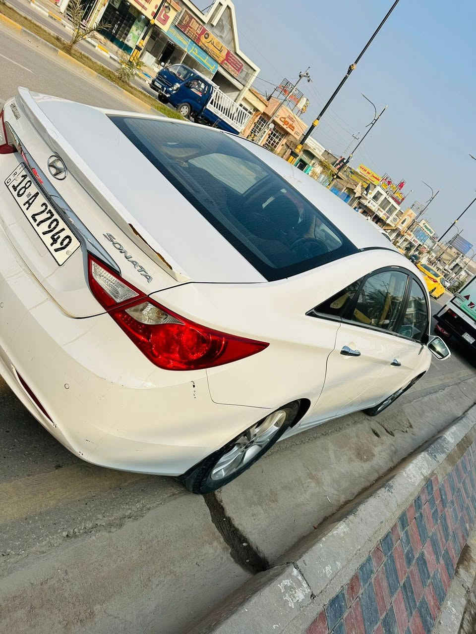 (مكلف بالنشر )سوناتا 2013 خليجي مكينه 2400 دوش سياره مكفوله ما  شبر بالجاملغ الأمامي سياره فول عدا الفتحه والبصمه رقم بابل دولي بأسمي مكاني كربلاء السعر 131
***********
