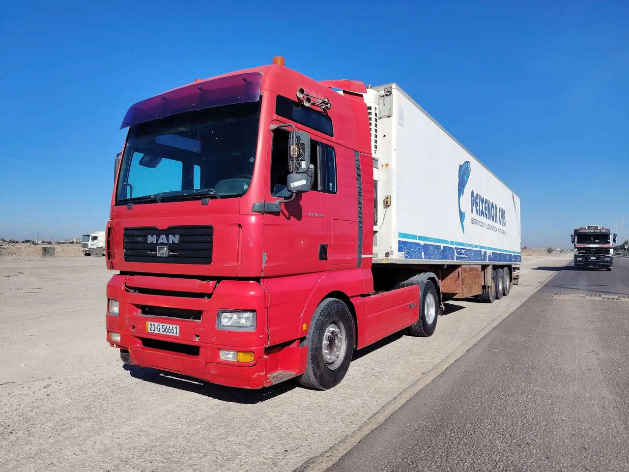 للبيع راس فقط مان مديل ٢٠٠٣مسجله صهريج رقم سليمانيه الجديدحجم المحرك ٤٦٠كيرعاديالعنوان الفلوجه السعر١١٠شرط التحويل رقم ***********
