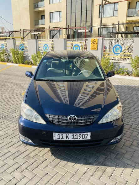 السلام عليكم كامري 2003 وارد امريكي حادث بنيد فقط محرك ٤ سلندر
السيارة على ايد وحدة من 2004 عدنة

السيارة LE

جاهزة من كل النواحي
صبغ حزام فقط بدون ضربة شرط
رقم بغداد الدولي الجديد بأسمي
صدر امامي خلفي جديد وتخم تاير جديد
غرفة عالبلاد شرط جديدة
تبريد ثلج 

ماشية ١٢٤ الف

كرسي كهرباء وشاشة وكامرة 

السعر ٩٨ ورقة وبي مجال بسيط

***********
