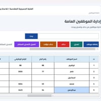 نظام موظفين • علاوات وترفيعات • حساب سنوات الخدمة