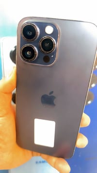 ايفون 📲 14 برو ماكس  لون  بنفسجي مميز  بطاريه 🔋90 ذاكره 256 شرق اوسط ع...