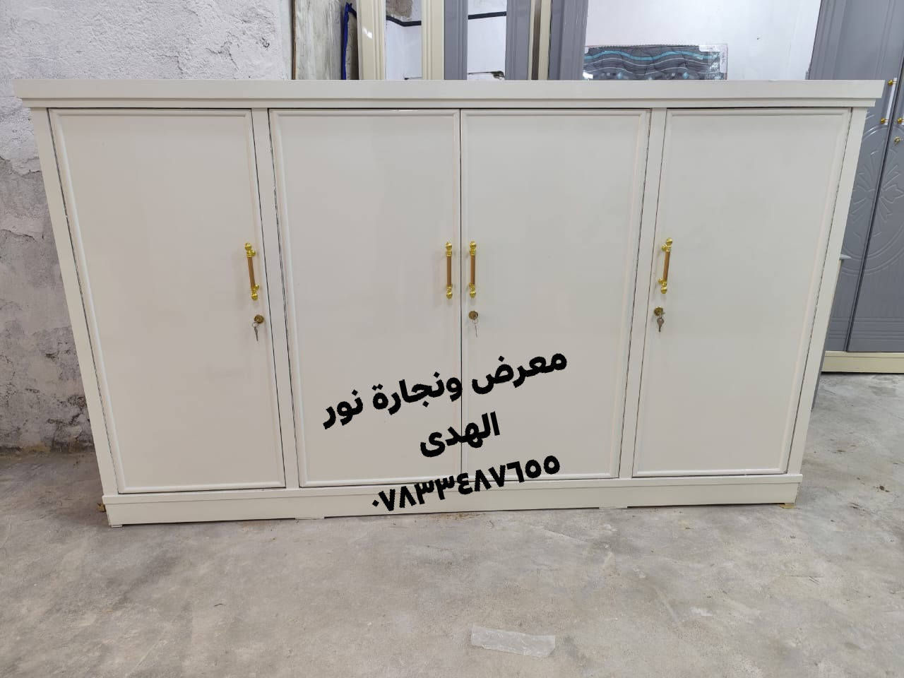 معرض ونجارة نور الهدى 
بوفيات نضد حسب الطلب الزبون 
العنوان الديوانية حمزه الشرقي 
سوك هرج شارع النجاجير 
للتواصل مراسلة الصفحة 
او لاتصال  على الرقم ***********
