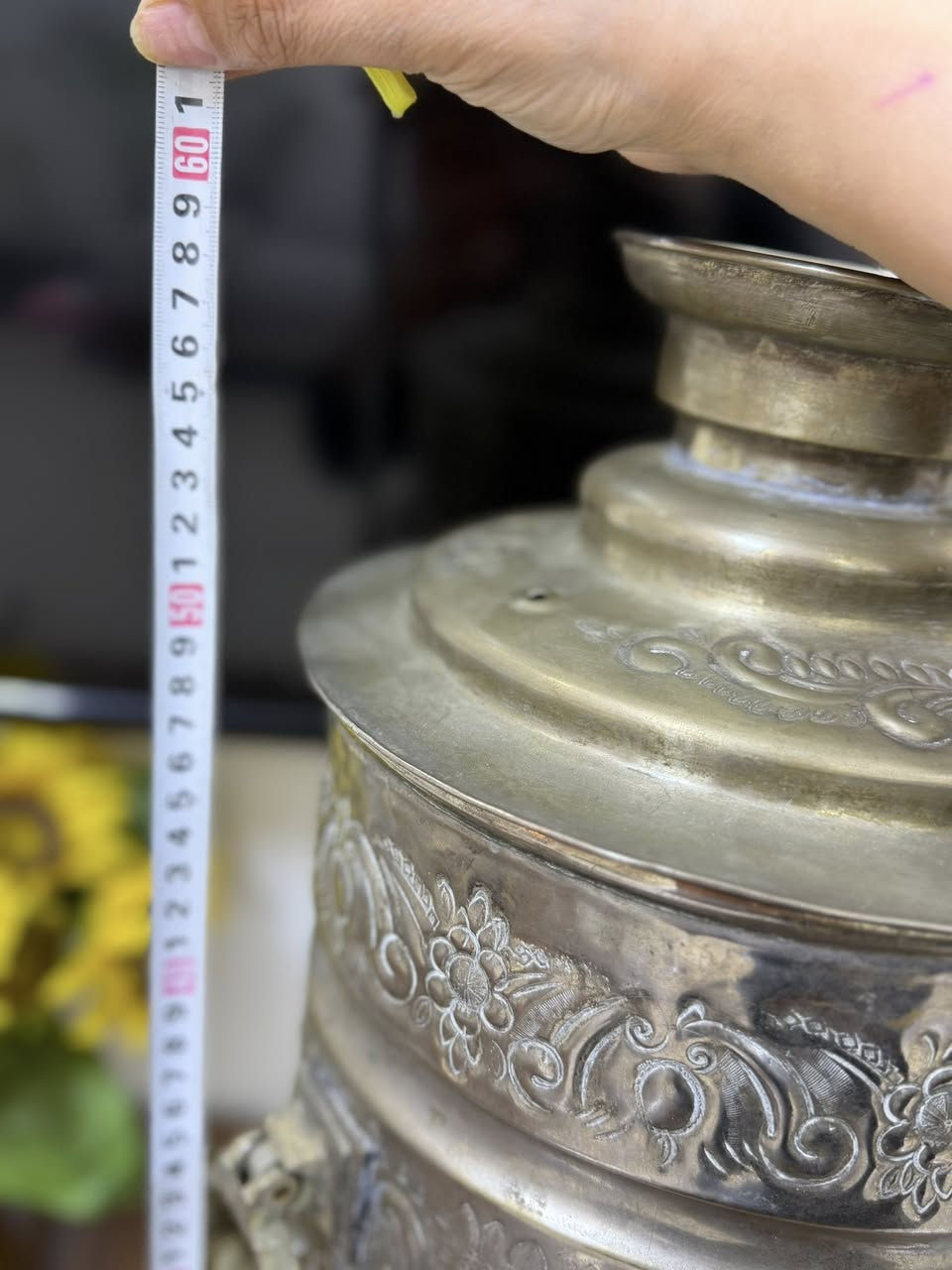 قطعة مميزة وعمالقه شوفو الصوره وجمال السماور بالنقوش البارزه والزخارف
اخوان السعر عالخاص


**إذا كنت صاحب هذا الإعلان وتريد حذفه لأي سبب، رجاءا أرسل رسالة إلى الدعم الفني**