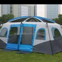 اكبر خيمه عائليه قماش مطري اصلي تكفي 10 نفرات قياس الطول ٤متر و20سانتي...