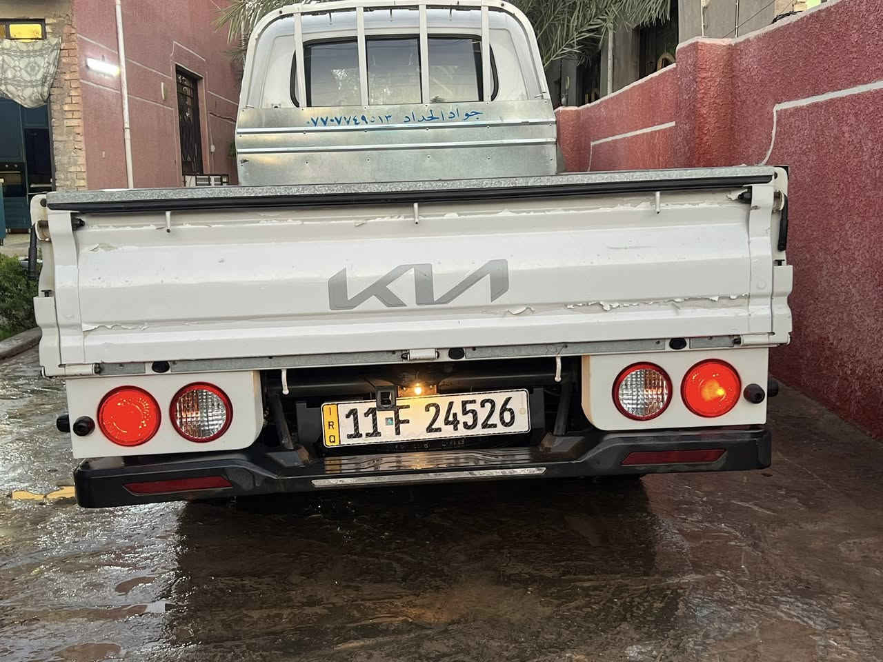 للبيع سياره كيه 2700 موديل 2024ماشيه 57 رقم بغداد باسمي تحويل مباشر مكفوله كفاله عامه سياره جاهزه العنوان بغداد السعر 158 وبيه مجال رقم هاتف ***********
