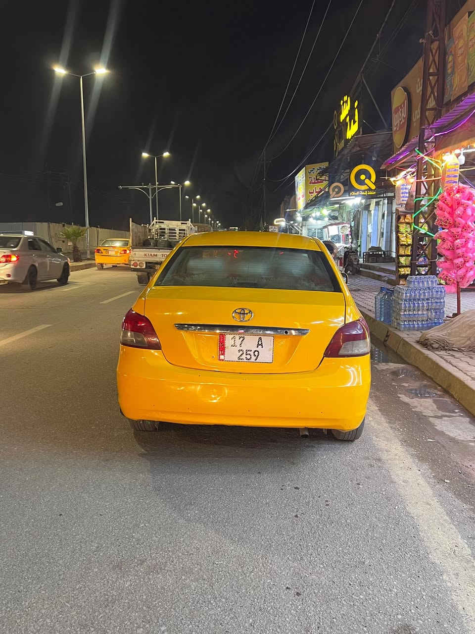 يارس تكسي موديل 2007 رقم مثنى باسمي مشروع وطني تحويل ثاني يوم مباشر دفتر بنزين بيها أو بس بونيد مبدل بدون اي دواخل سياره نقابه صفر سياره جاهزه سعر 68 وبيها مجال بسيط حلوه مال شغل العنوان كركوك 
1-اربع اطارات جديده 
2-صدر جديد
3-كير اوتوماتيك 
الاستفسارات 
***********
***********
