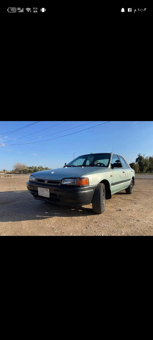 سلام عليكم
سياره مازده حجم 323 موديل 1993  سياره بلاديه مابيه لا ضربه ولا صبغ صدر تمام محرك تمام كير تمام تخم تاير السياره مابيه نقص برقي تحويل ثاني يوم ترايك وين مايعجبك السياره  السعر 34وبيه مجال شويه ***********
